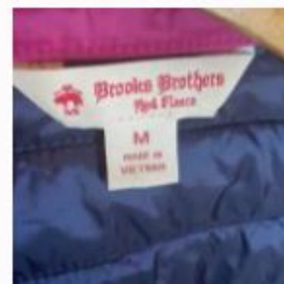 Brooks Brother Puffer Vest Medium Pink Women’s - Picture 2 of 3